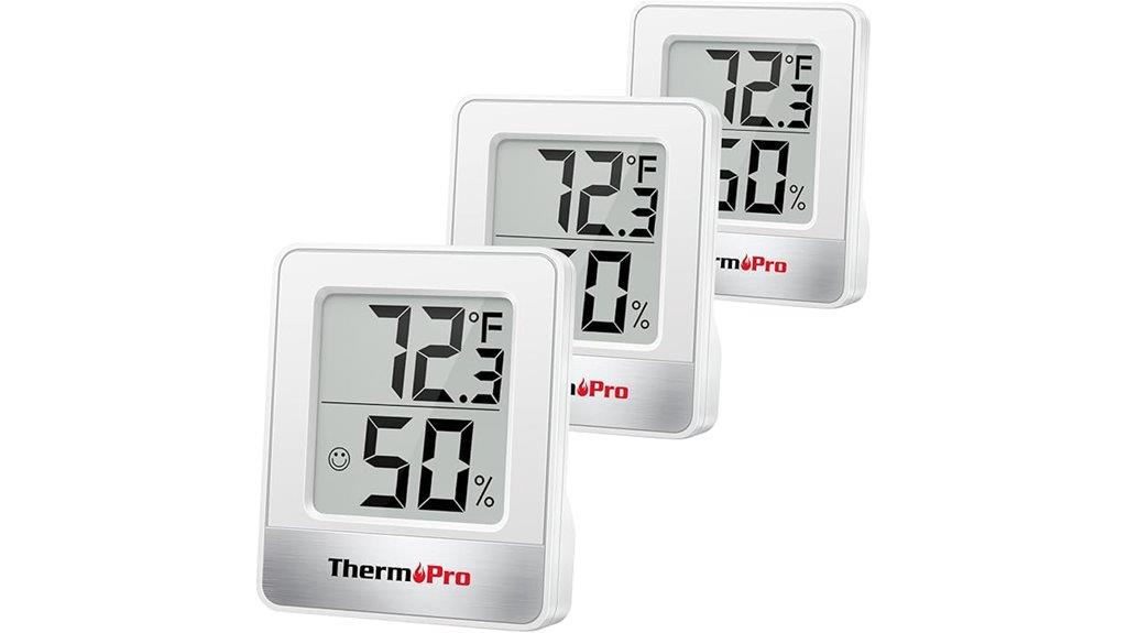 digital indoor hygrometer thermometer set