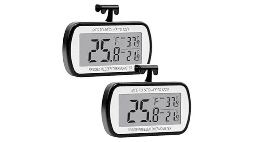 digital lcd fridge thermometer