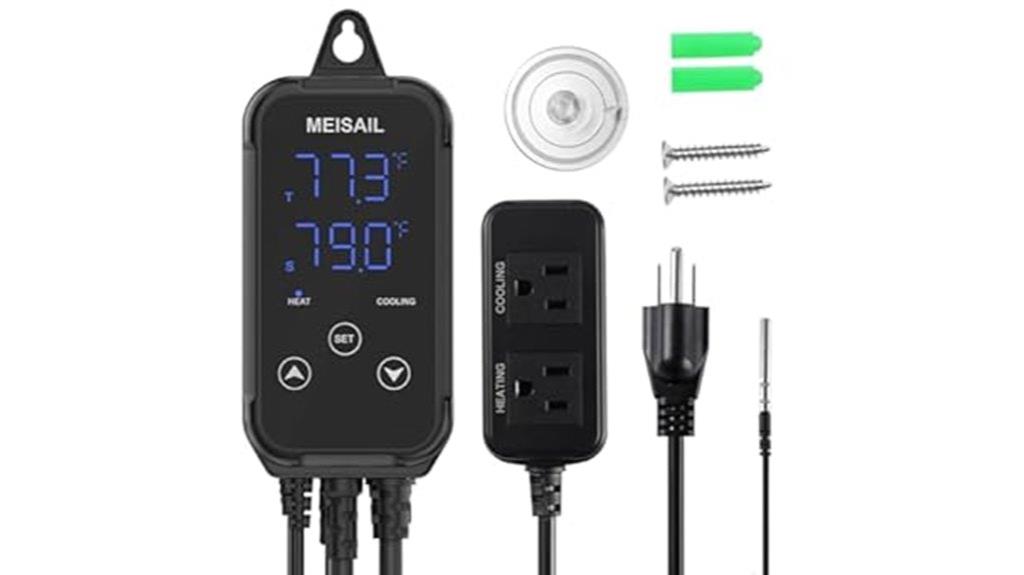 digital reptile temperature controller