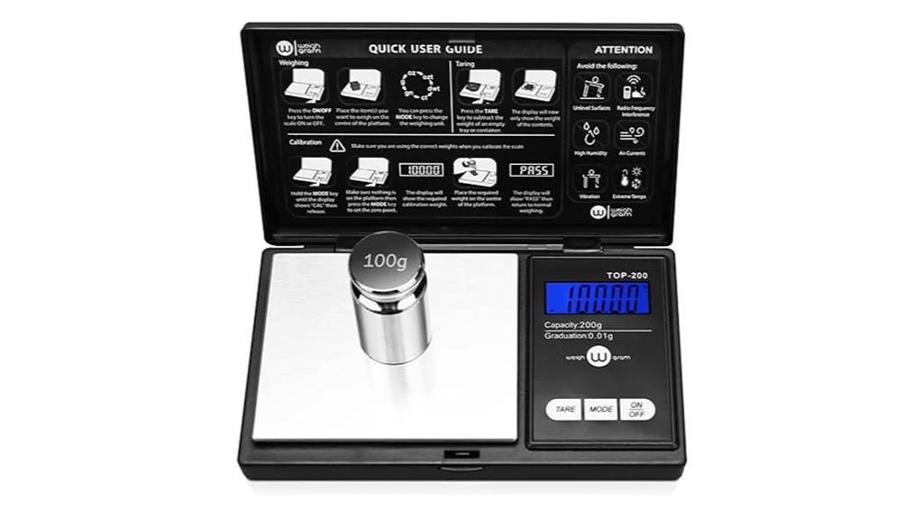 digital scale with calibration