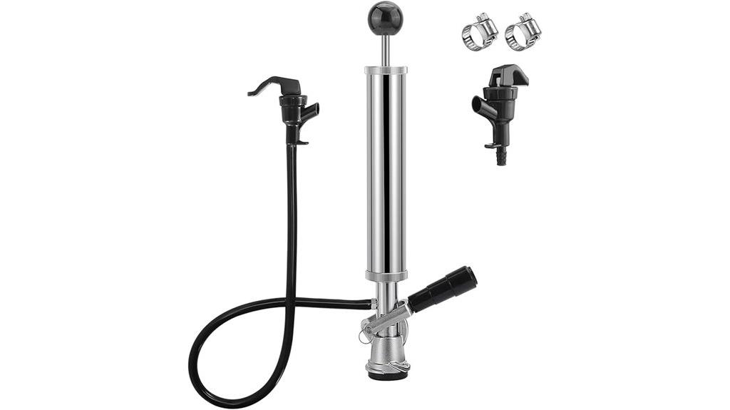 dual faucet keg tap