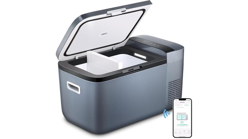 dual zone portable fridge