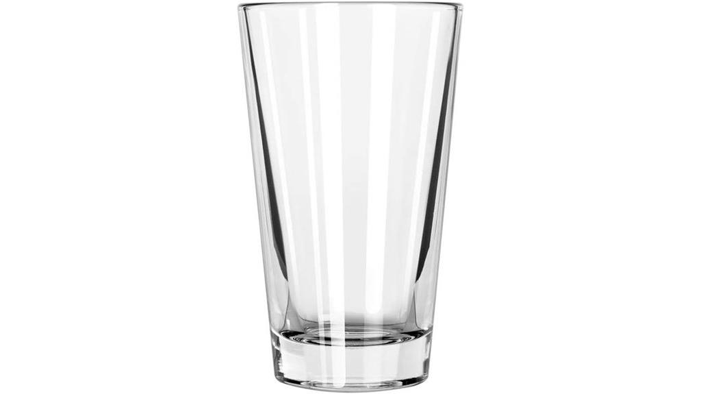 durable 16oz pint glasses