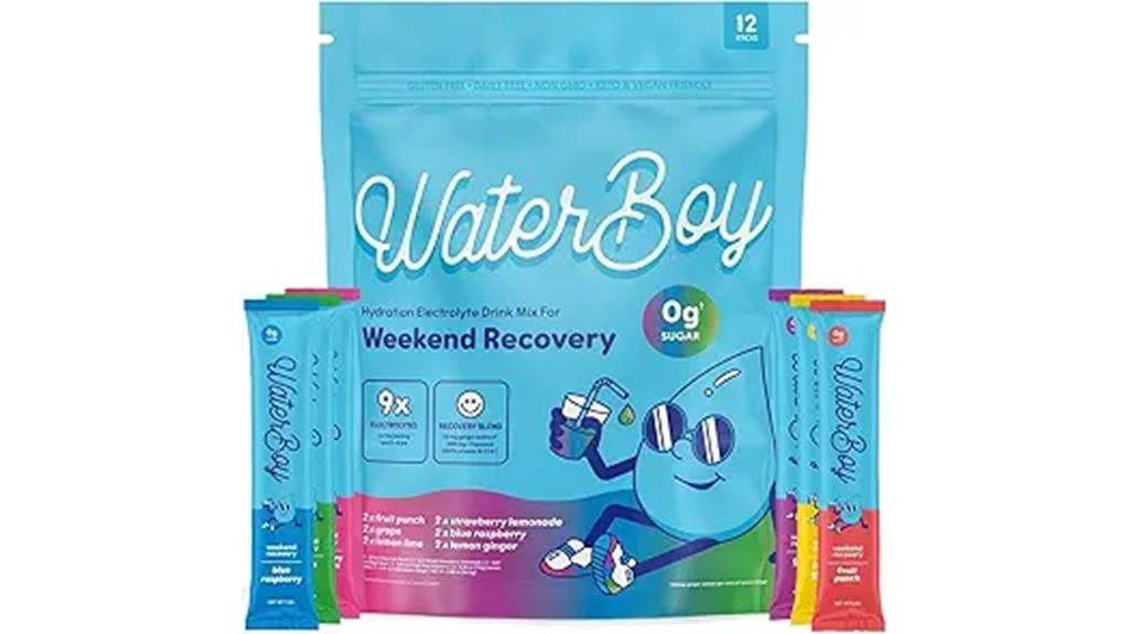 electrolyte drink mix sample