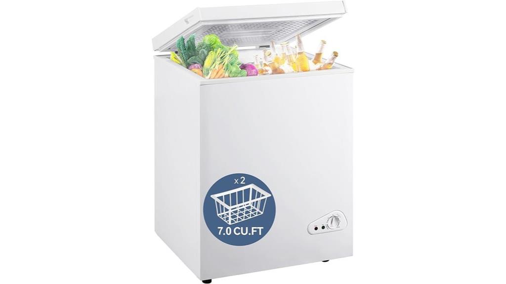 energy efficient quiet freezer