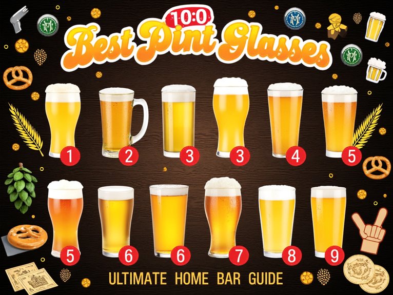 essential pint glasses collection