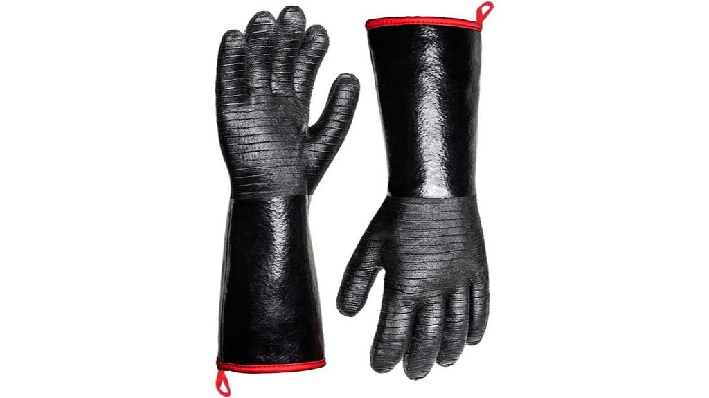 extreme heat resistant grilling gloves