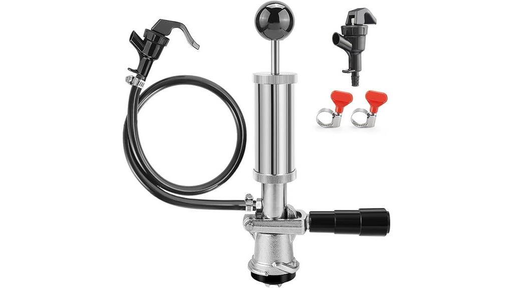 four beer tap pump