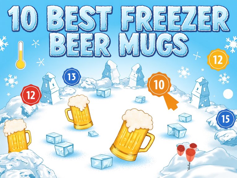 freezer beer mugs reviews