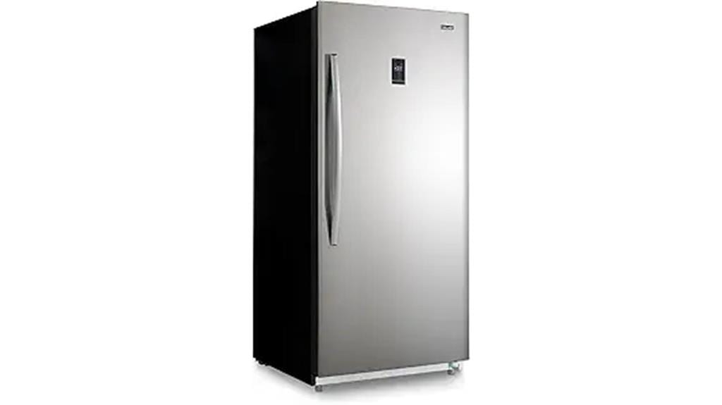 garage ready freezer with alarm