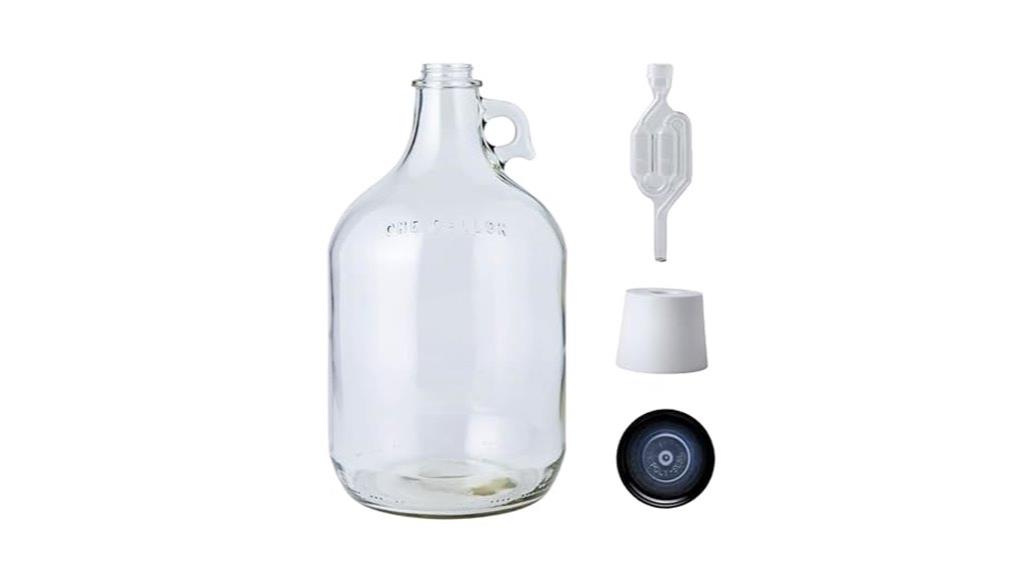 glass fermentation jug kit