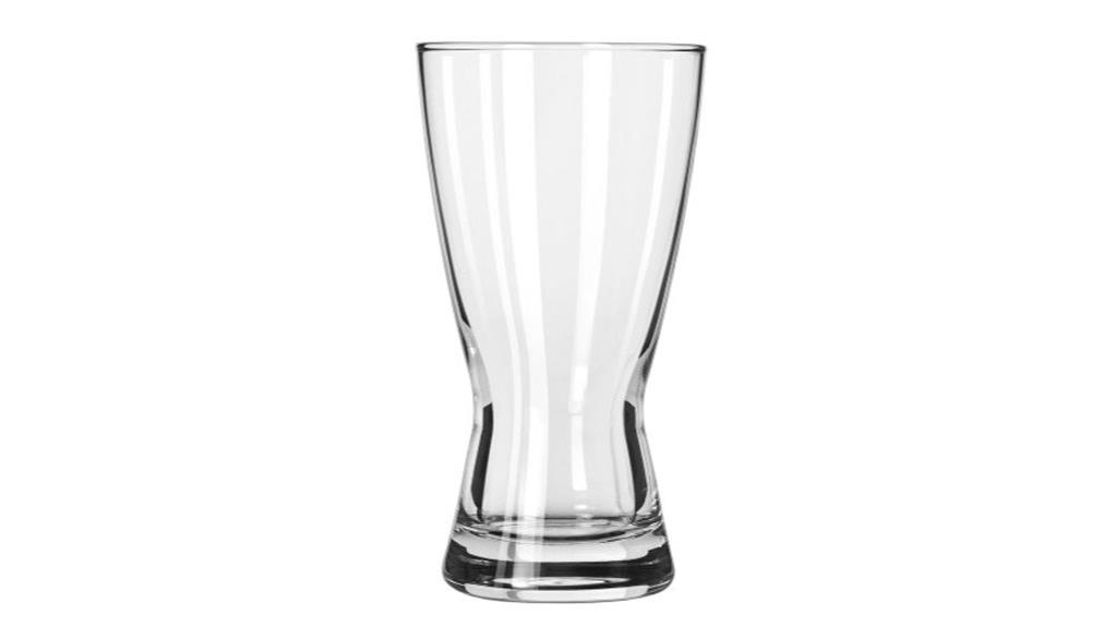 glassware pilsner hourglass pack libbey
