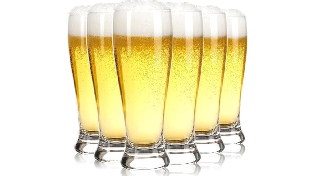 glassware set for beer