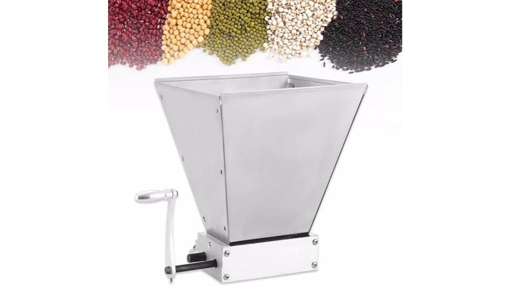 grain mill with hopper