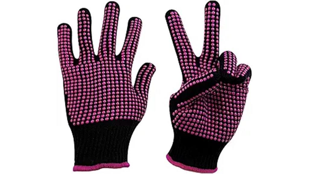 heat resistant silicone bumped sublimation gloves