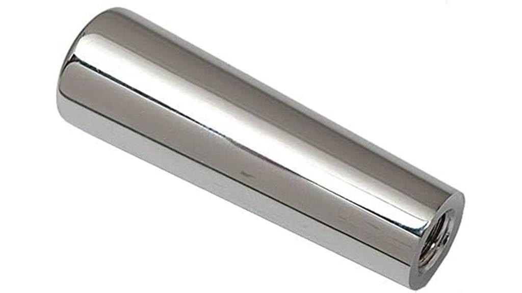 heavy polished chrome beer tap