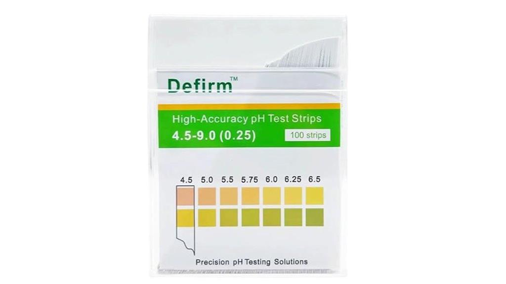 high accuracy ph strips