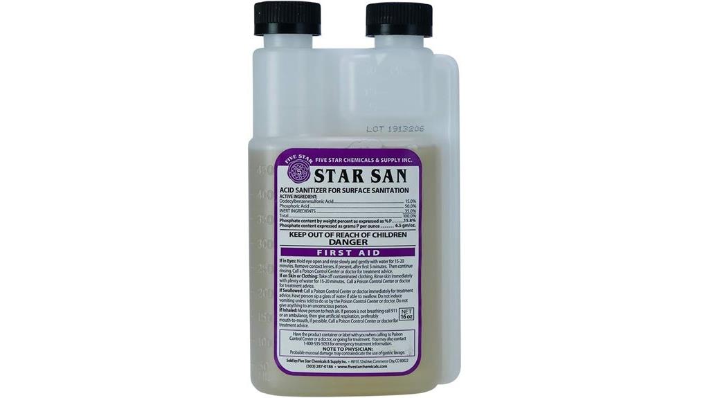 high foaming brew sanitizer