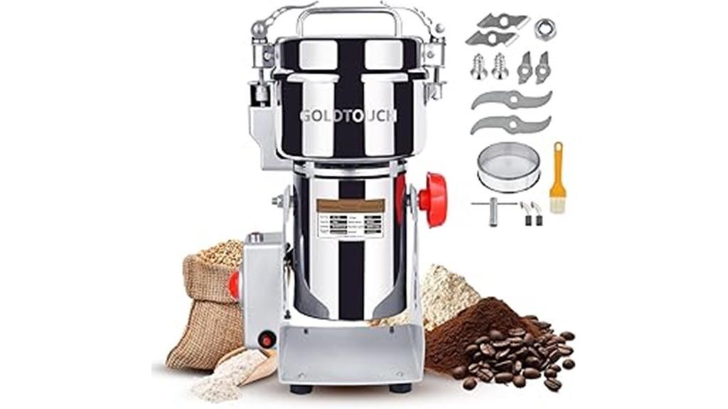 high speed stainless steel grinder