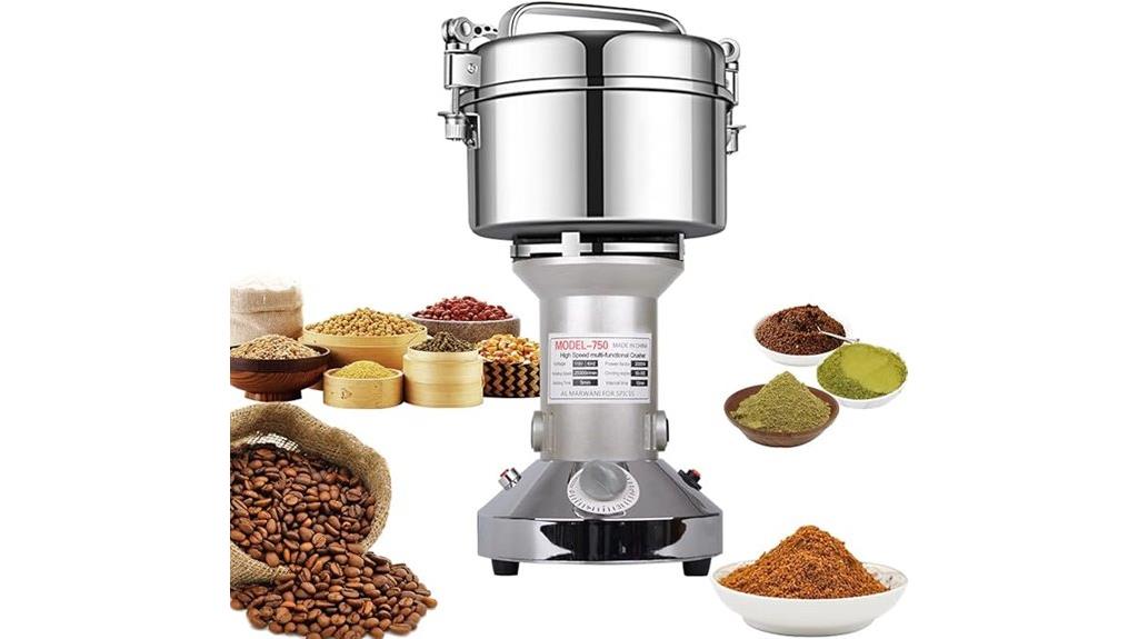 high speed stainless steel grinder