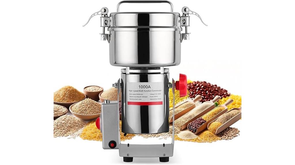 high speed stainless steel grinder