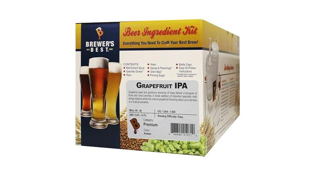 home brew grapefruit ipa