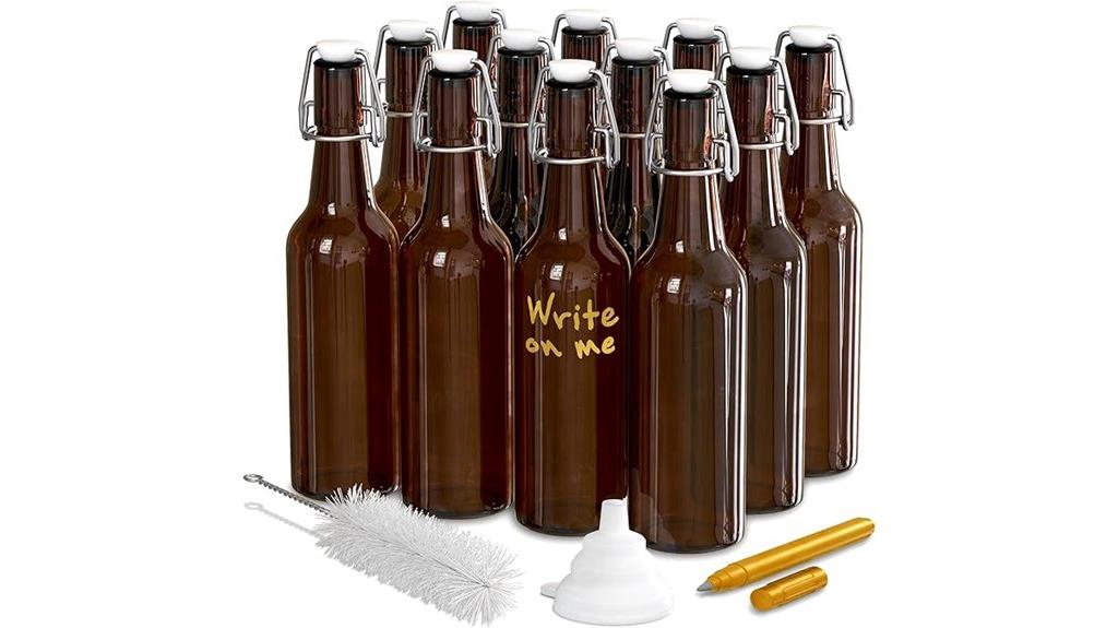 home brewing beer bottles