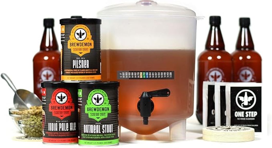 home brewing beer kit