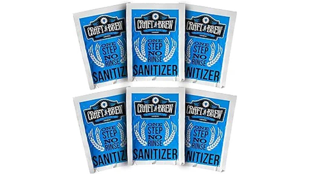 home brewing cleansing packets