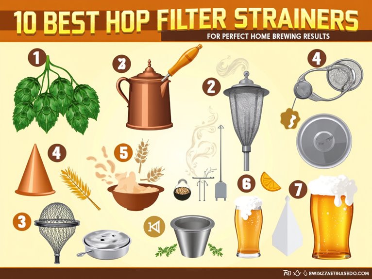 home brewing hop filters
