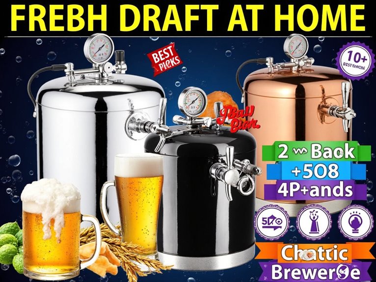 home draft beer kegs
