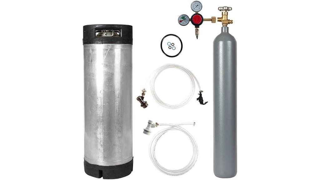 homebrew keg and co2
