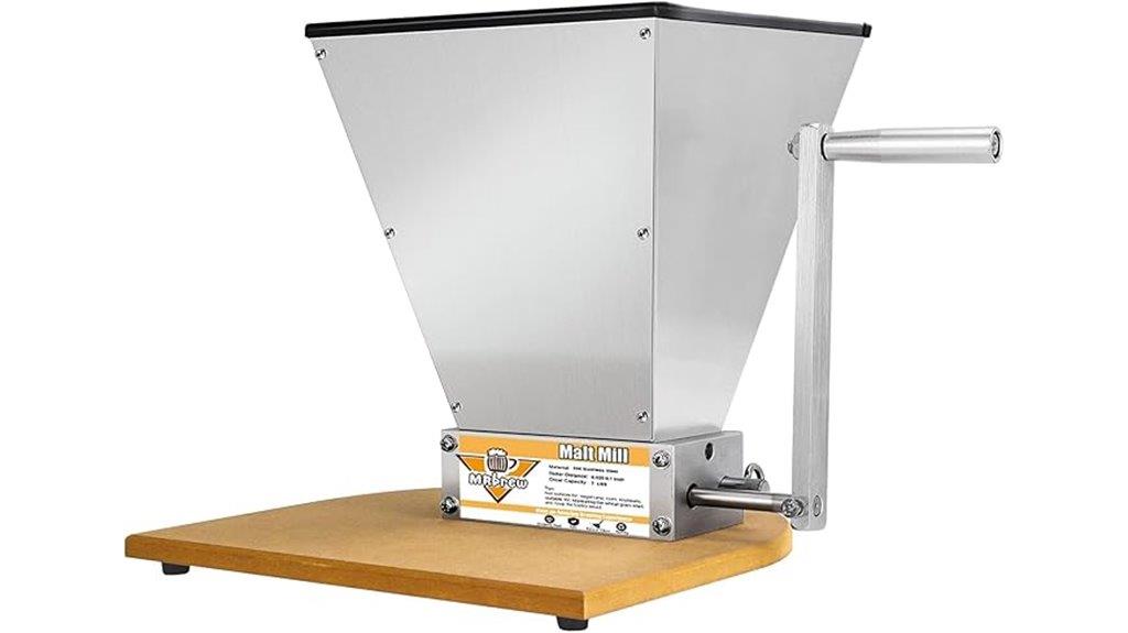 homebrew malt mill crusher