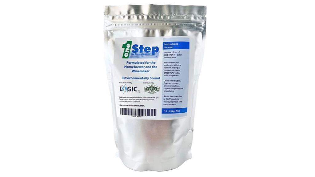 homebrew no rinse cleaner