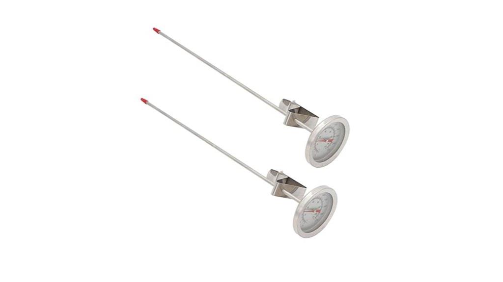 homebrew thermometer with stem