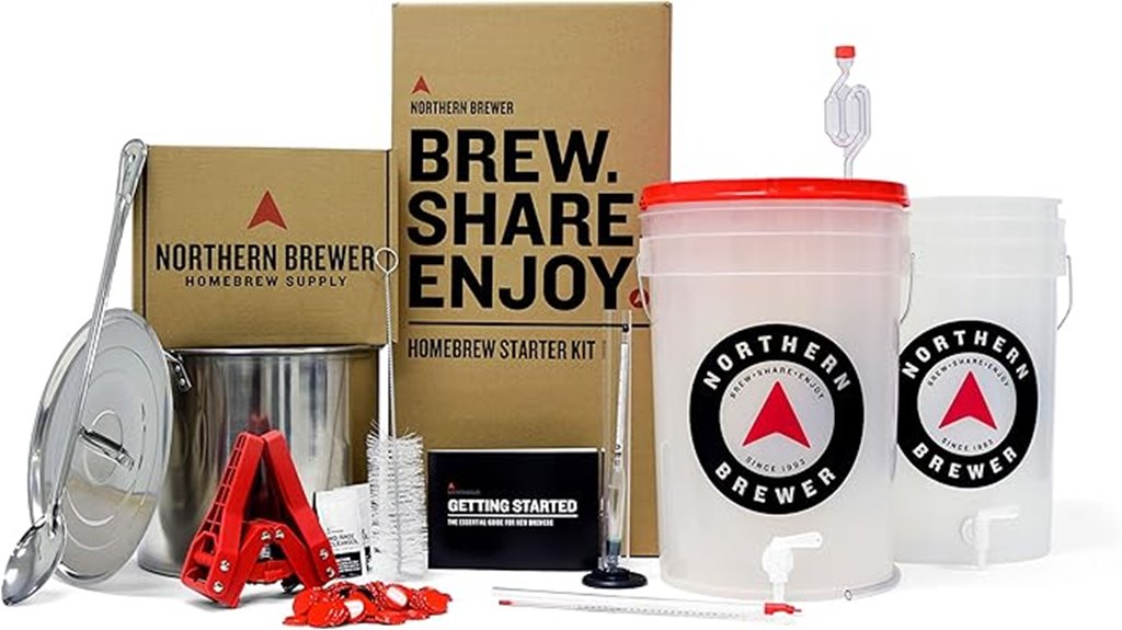 homebrewing starter kit set