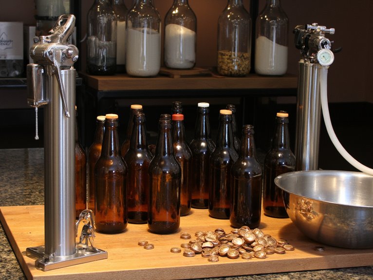 homemade beer bottling essentials