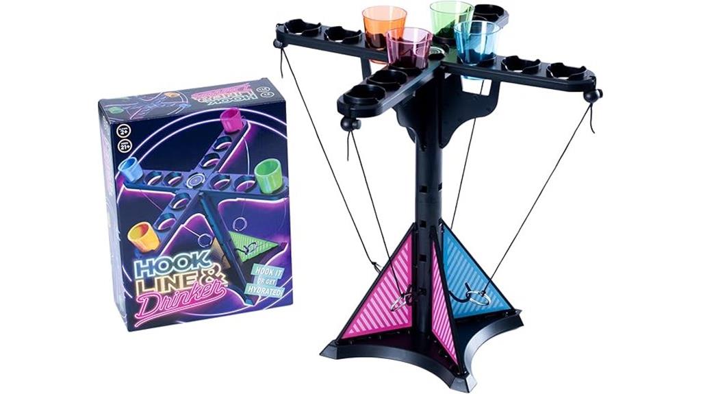 hydration themed ring toss game