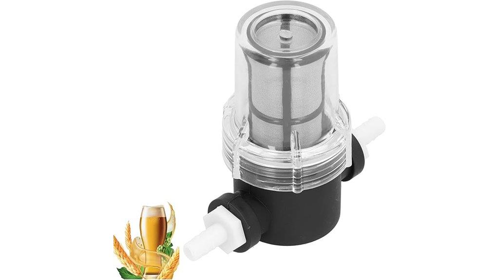 inline beer filtration system
