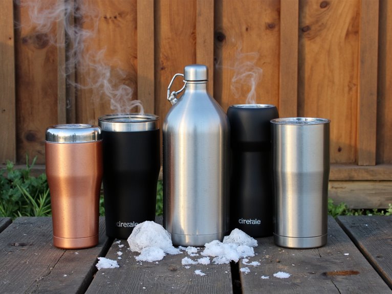 insulated growlers keep beer cold