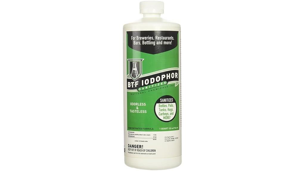 iodophor sanitizer 32 oz