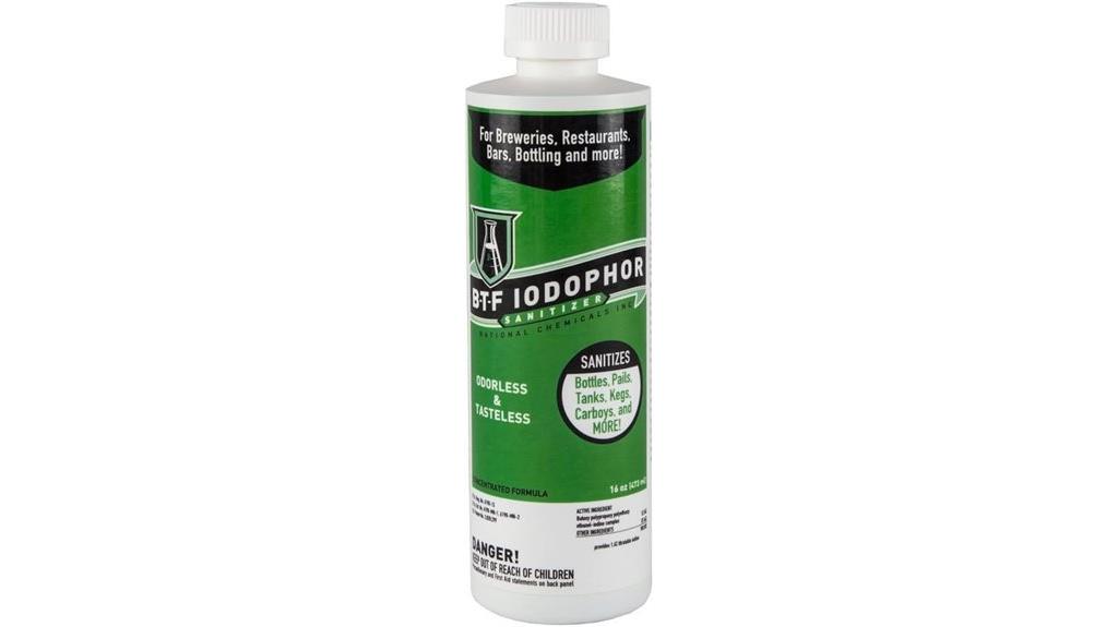 iodophor sanitizer for homebrewing