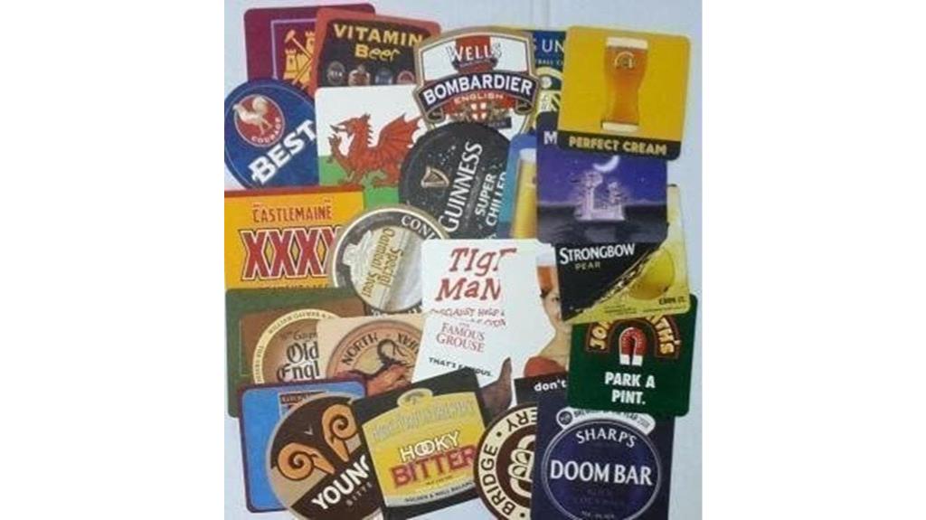 irish beer mat set