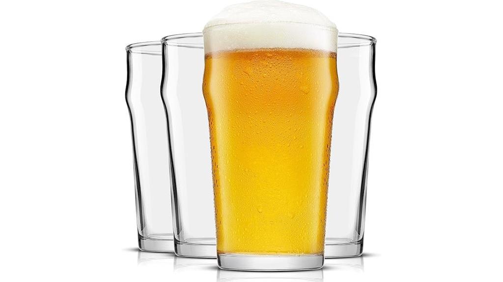 joyjolt beer glass set