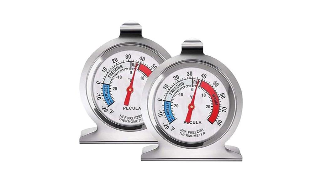 large dial refrigerator thermometer