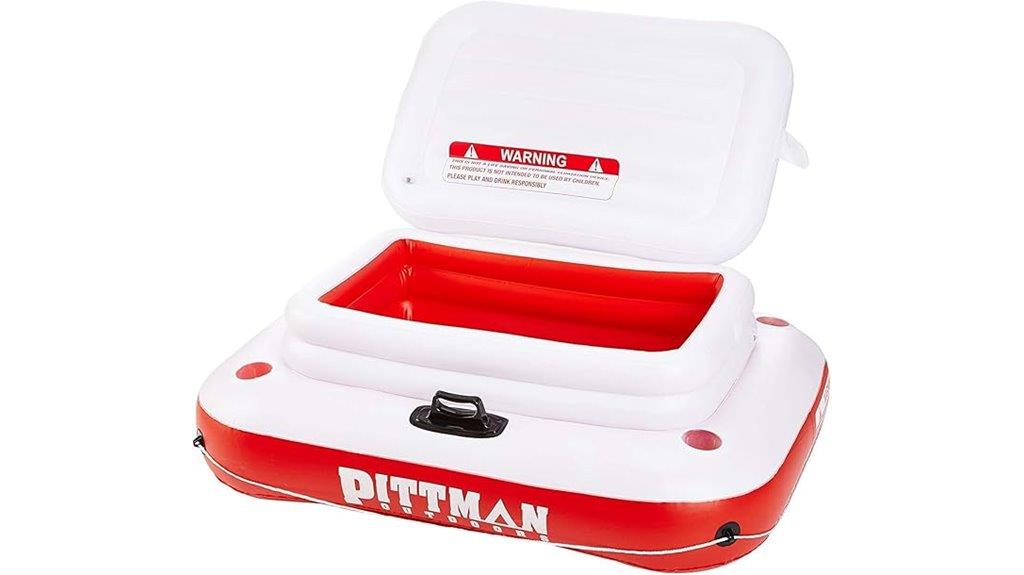 large floating ice cooler