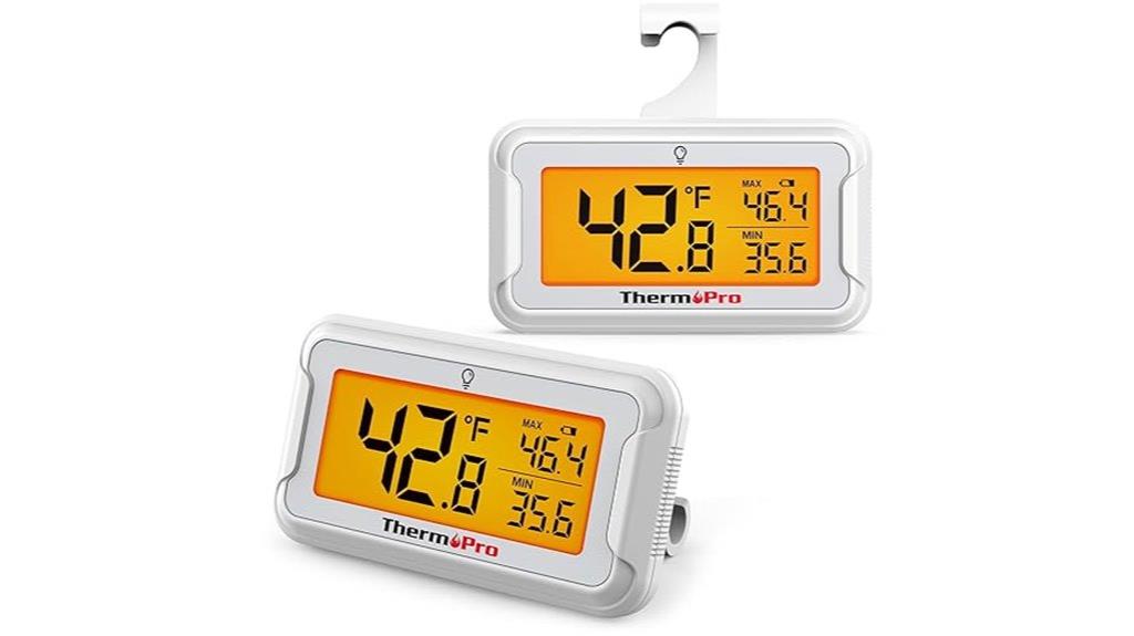 large lcd refrigerator thermometer