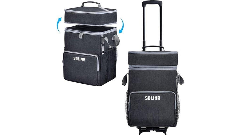 large wheeled rolling cooler