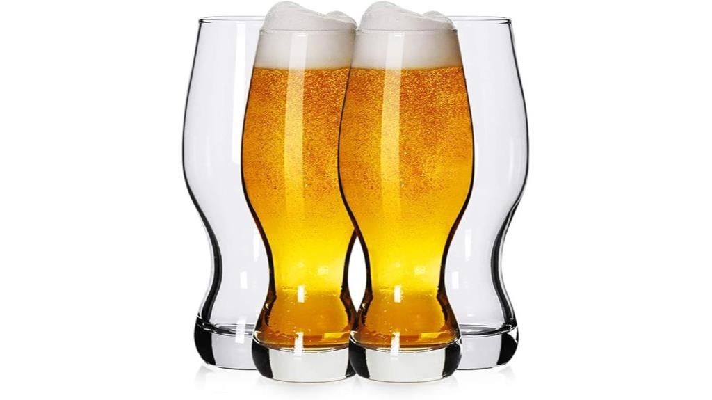 luxu pilsner glass set