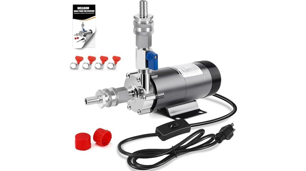 magnetic drive brewing pump